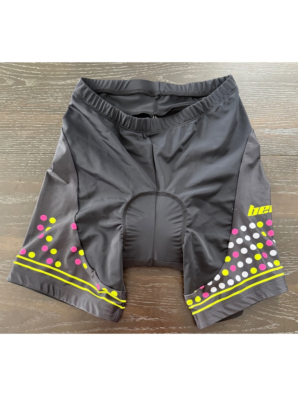 Beroy Padded Cycling Shorts Black with Internal Pink Pad XL